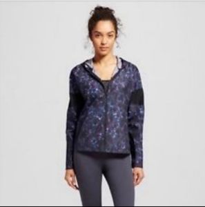 Champion Purple Mesh Windbreaker Jacket Hoodie